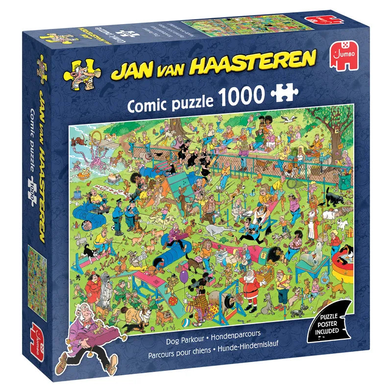 Jan van Haasteren - Hondenparcours (1000 Stukjes)