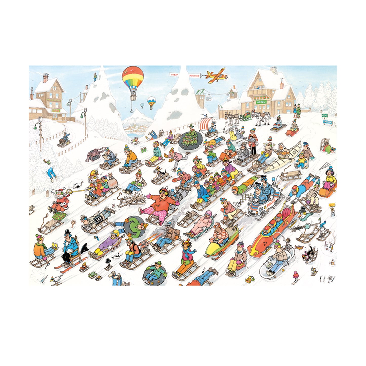 Jan van Haasteren - Van Onderen! (1000 Stukjes) - LegpuzzelVandaag