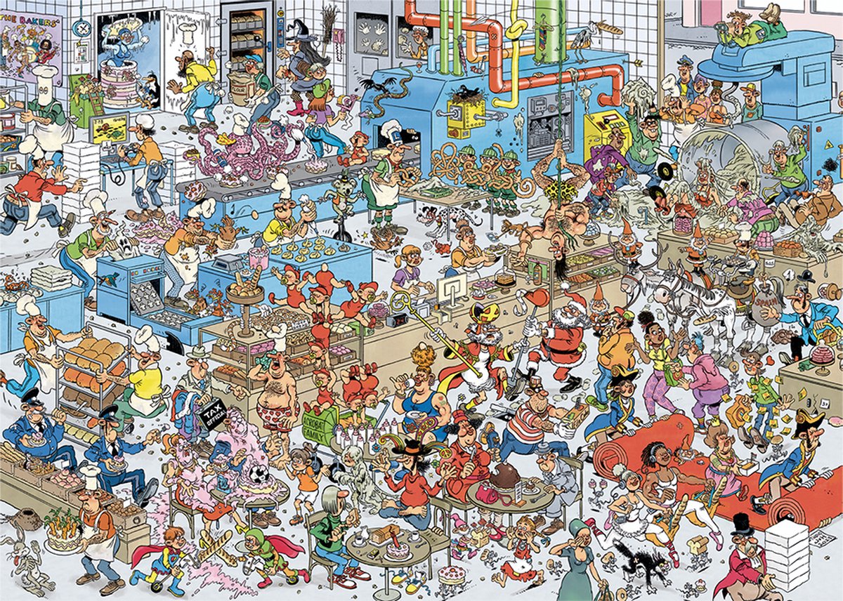Jan van Haasteren - Bakkerij (1000 stukjes)