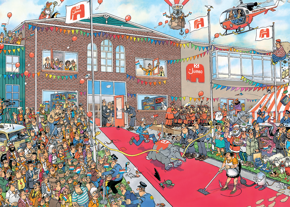 Jan van Haasteren - 170 Jaar Jumbo (1000 Stukjes) - LegpuzzelVandaag