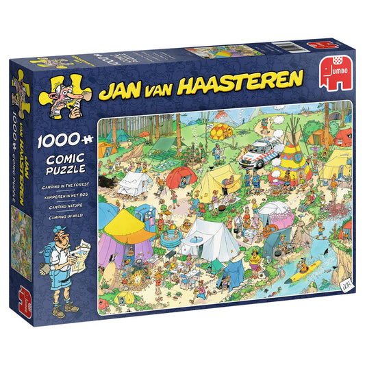 Jan van Haasteren - Kamperen in het Bos (1000 Stukjes) - LegpuzzelVandaag