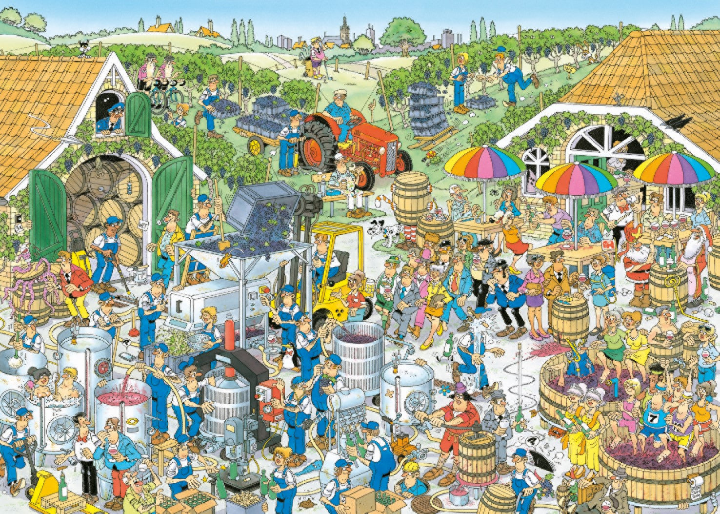 Jan van Haasteren - Wijnmakerij - LegpuzzelVandaag