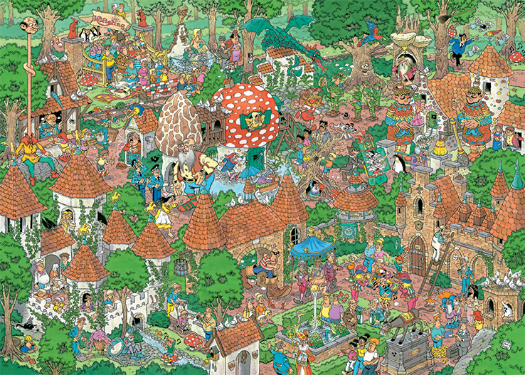 Jan van Haasteren - sprookjesbos (1000 Stukjes) - LegpuzzelVandaag
