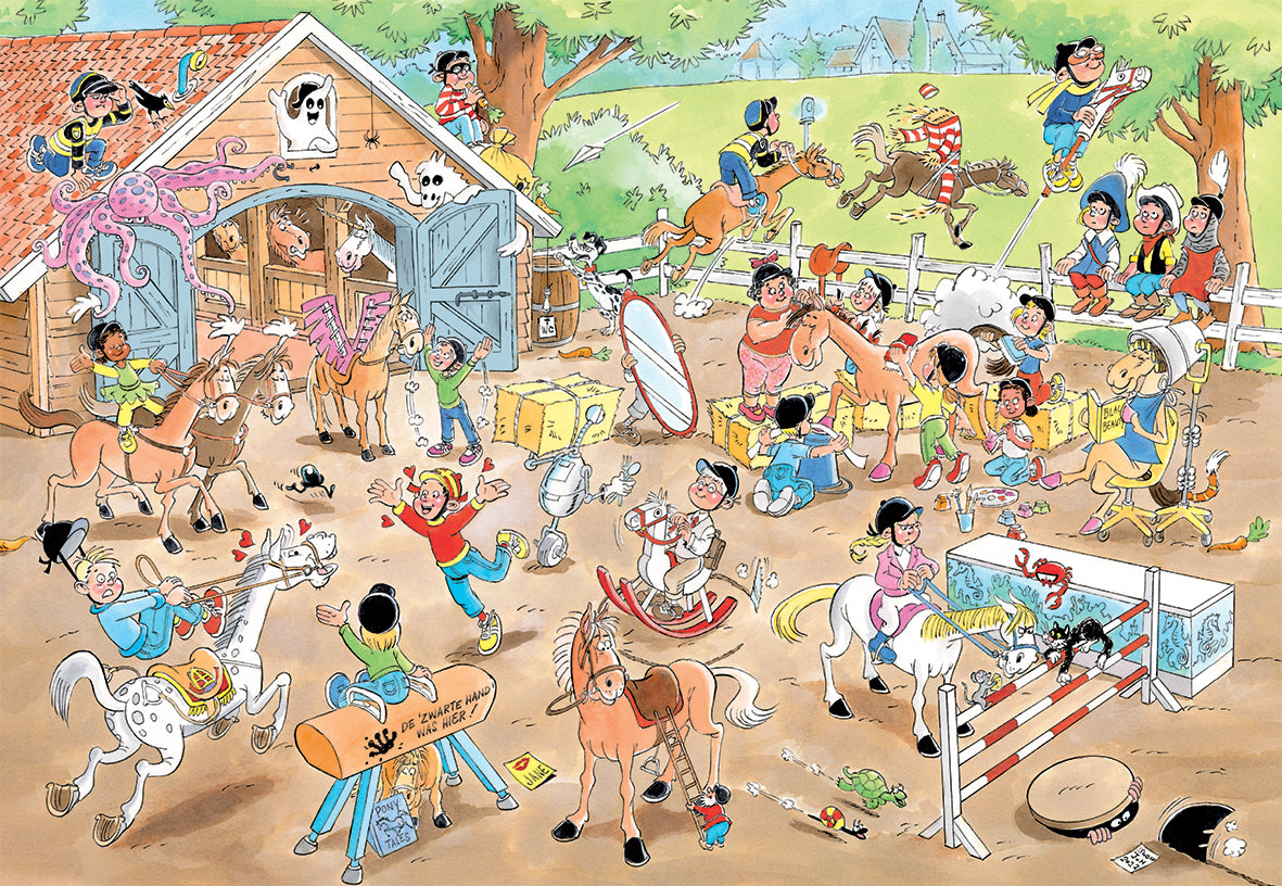Jan van Haasteren 12 junior - De Manege (360 Stukjes) - LegpuzzelVandaag