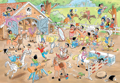 Jan van Haasteren 12 junior - De Manege (360 Stukjes) - LegpuzzelVandaag